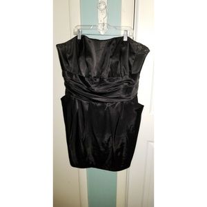 David's Bridal Sleek Little Black Dress